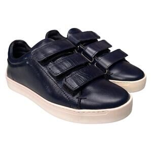 Rag & Bone Kent Low Top Leather Sneakers Navy Blue size 35/5